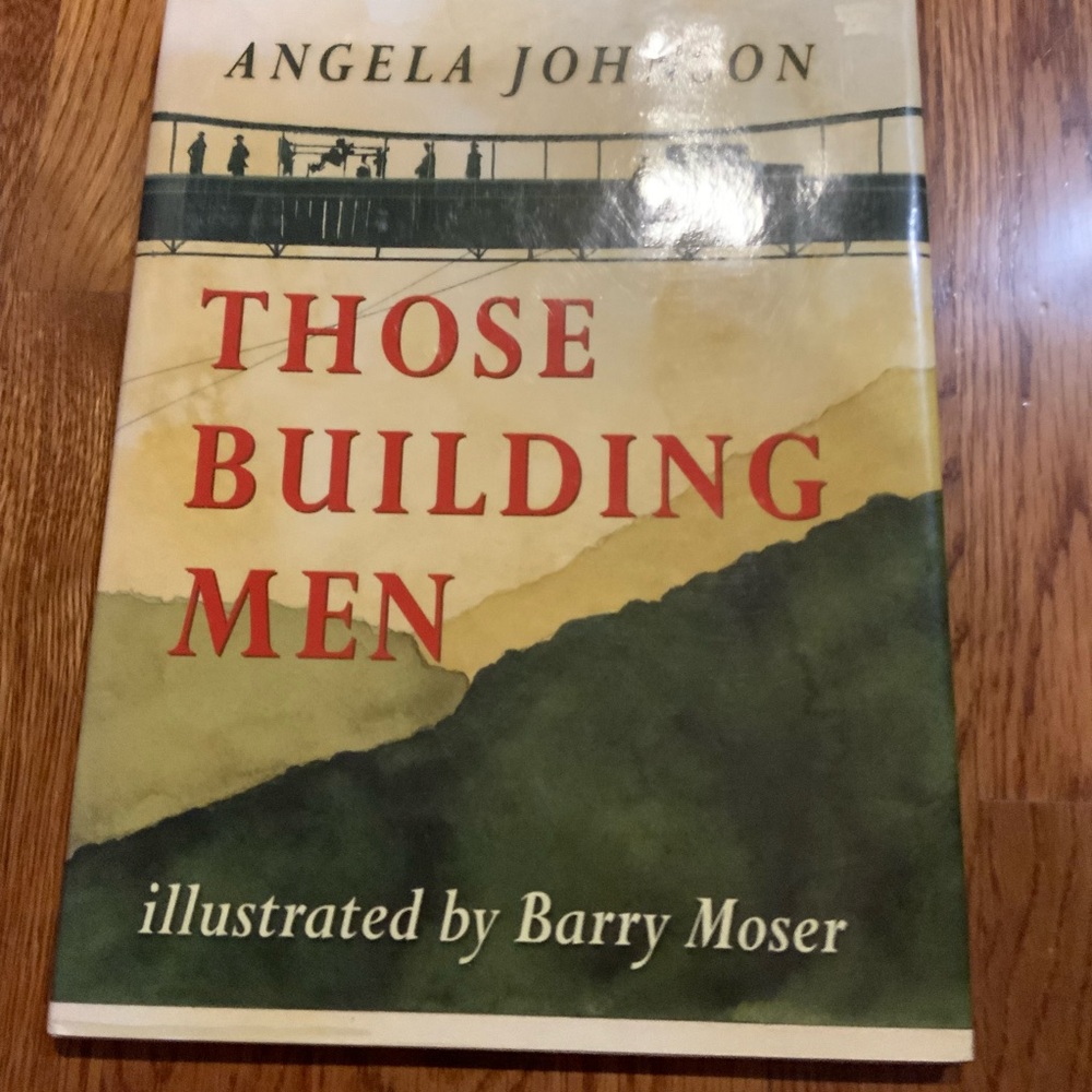 Those Building Men by Angela Johnson Hardcover Book Learning